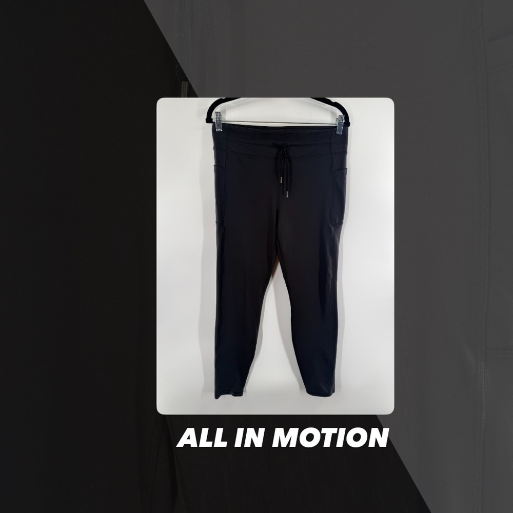 EUC All In Motion Black Pocketed Leggings